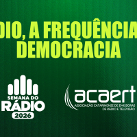 Mensagem ressalta a relevância do meio para o fortalecimento da democracia - Imagem: ACAERT