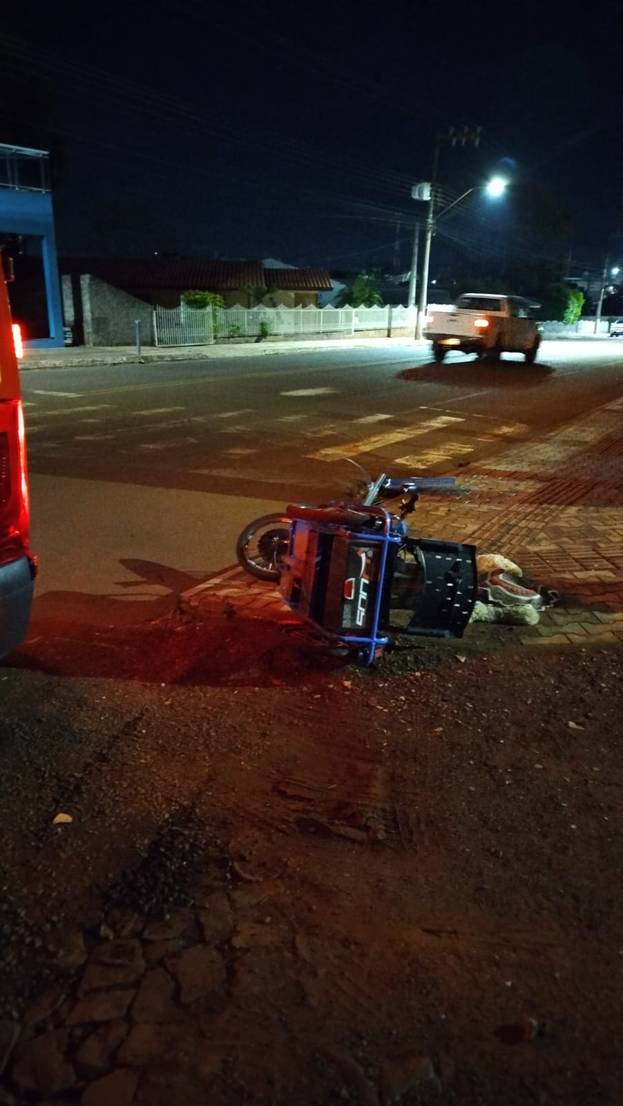 Homem fica ferido após acidente com triciclo elétrico em Abelardo Luz