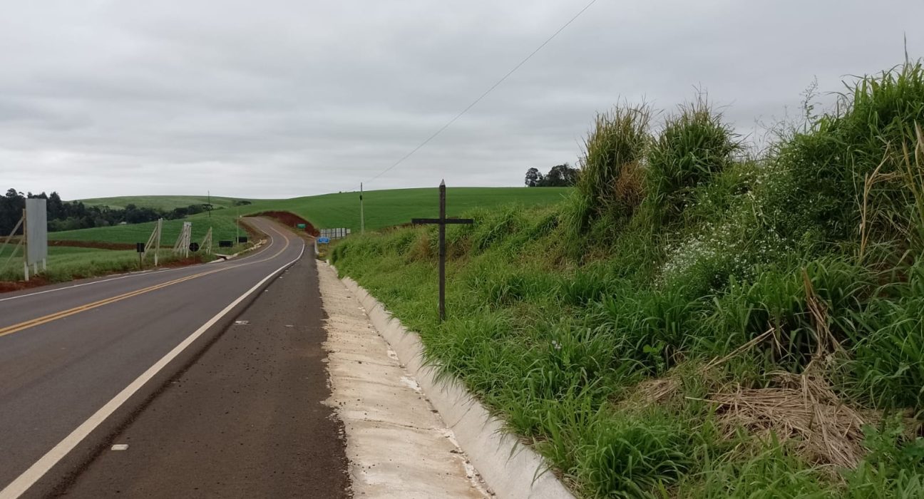Placas de sinalização são furtadas na rodovia que liga São Domingos ao Paraná