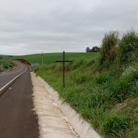 Placas de sinalização são furtadas na rodovia que liga São Domingos ao Paraná