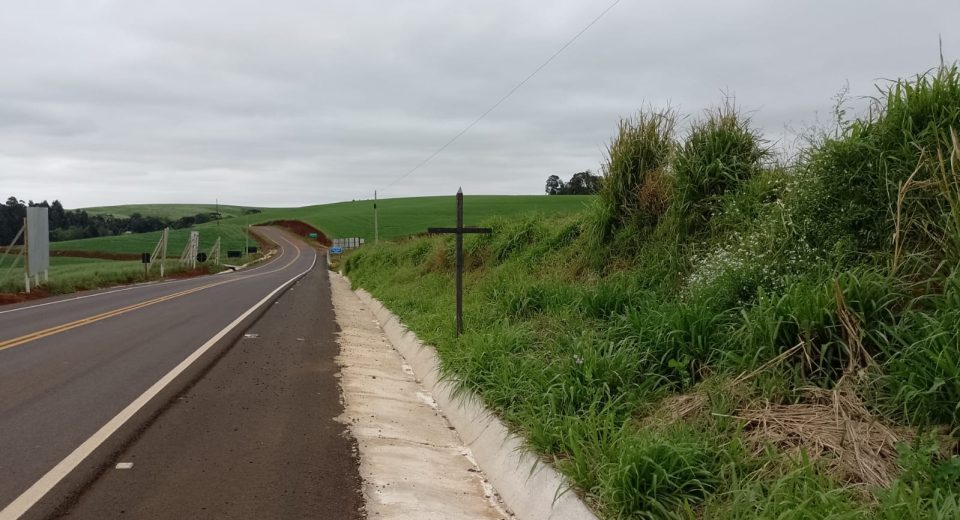 Placas de sinalização são furtadas na rodovia que liga São Domingos ao Paraná