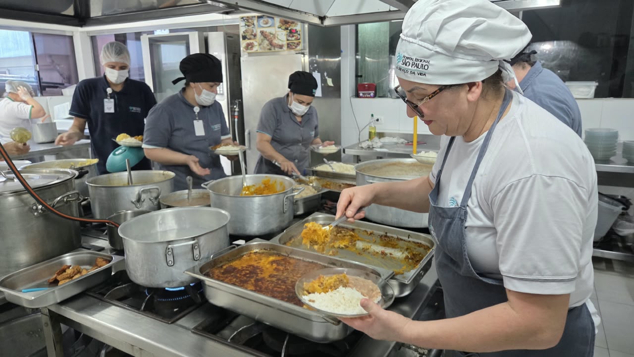 Hospital de Xanxerê produz mais de 1,3 mil refeições por dia