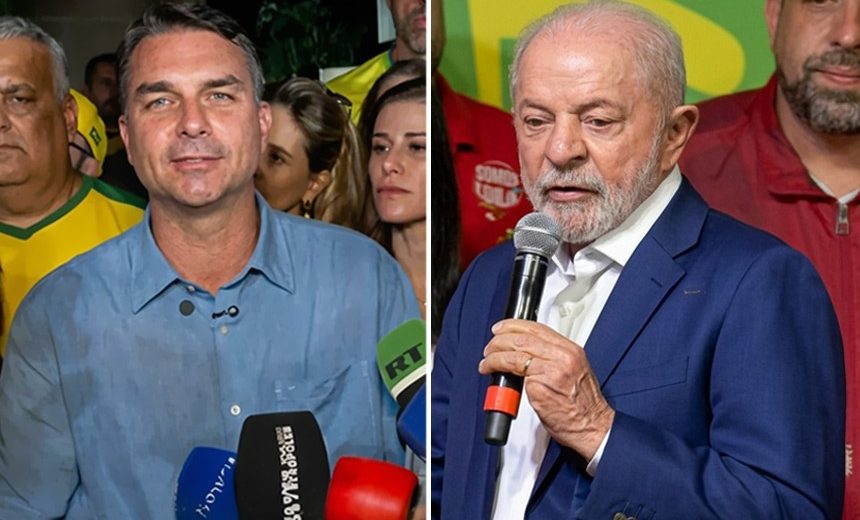 Flávio e Lula vão ao segundo turno