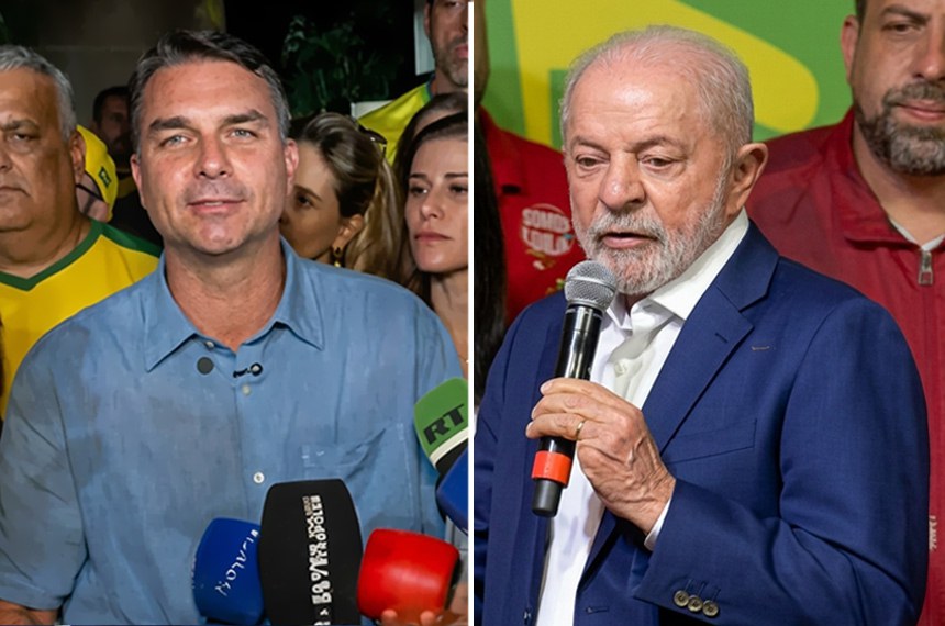 Flávio e Lula vão ao segundo turno