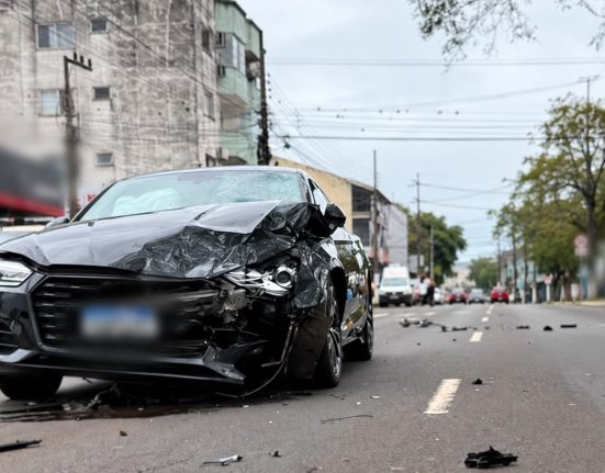 Motociclista morreu após colisão com um carro em Chapecó - Foto Divulgação ClicRDC