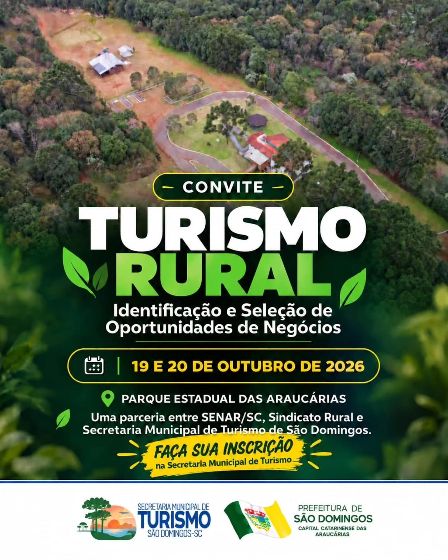Turismo rural em destaque em São Domingos - Foto Prefeitura de São Domingos