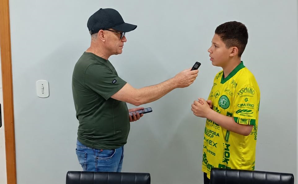 Atleta de Ipuaçu é convocado para Copa Sarandi pela Chape Sub-11