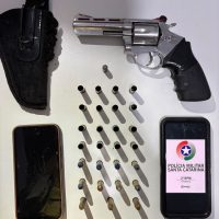 Homem é detido com arma de fogo em Chapecó