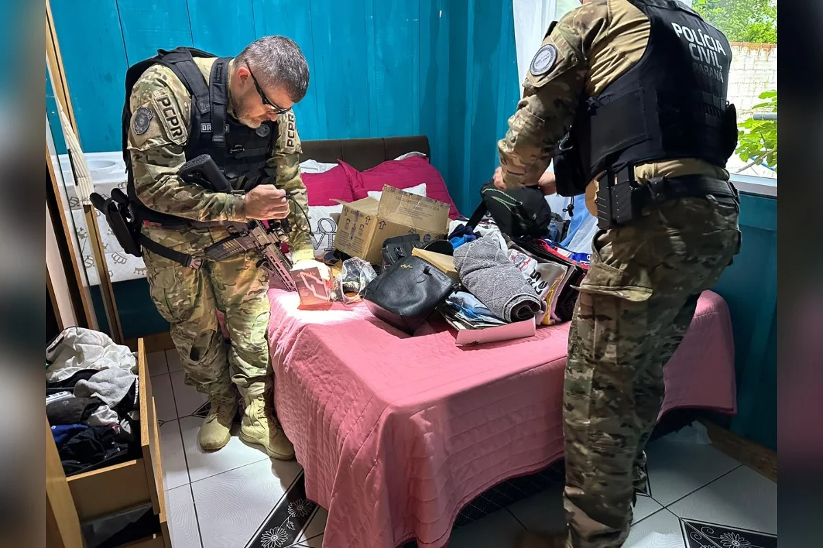 Nesta quarta-feira, uma megaoperação foi deflagrada para cumprir 215 mandados em três estados - Fotos Divulgação PCPR