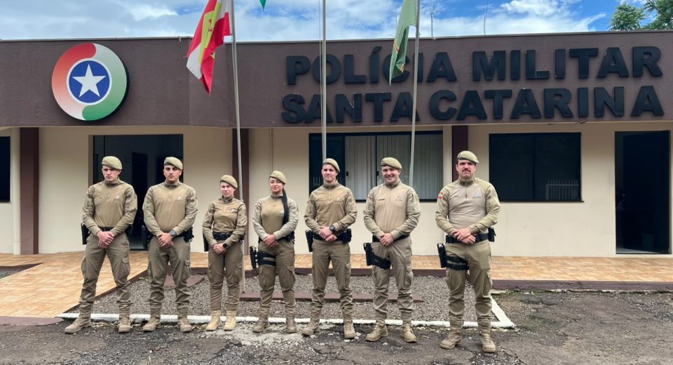São Lourenço do Oeste recebe reforço de seis policiais militares