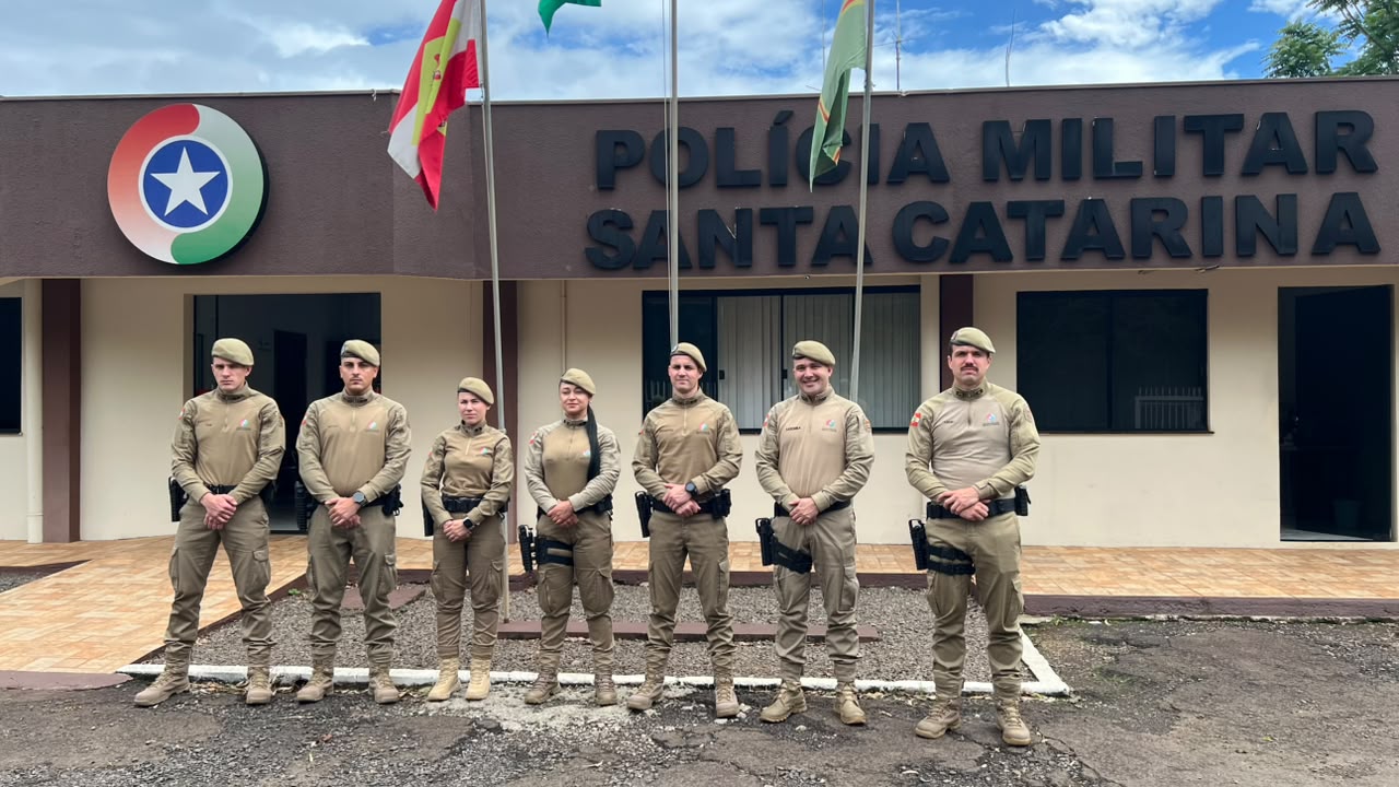 São Lourenço do Oeste recebe reforço de seis policiais militares