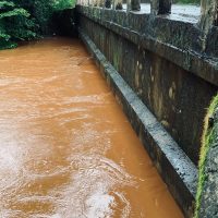 Rio estabiliza após chuva de quase 40 mm em São Domingos