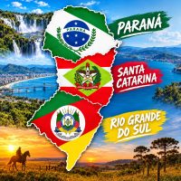Deputado propõe plebiscito sobre separação do Sul do Brasil - Foto: Ilustração Gerada por IA