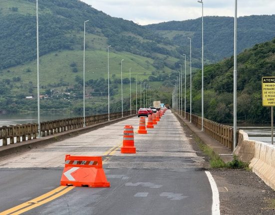 Ponte entre Chapecó e Nonoai terá trânsito em meia pista