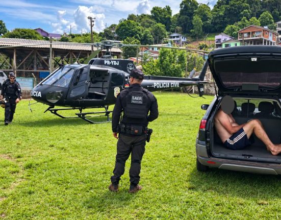 Homem é preso em Operação Protetores da Fronteira em Mondaí - Fotos Polícia Civil